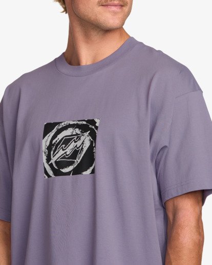 billabong, Resin Og - Kurzärmliges T-Shirt mit Screen-Print für Männer, LIGHT PURPLE (lpu) Resin Og - Short Sleeve T-Shirt for Men  24A352527