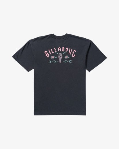 billabong, Occy Raging Bull Og - Kurzärmliges T-Shirt mit Screen-Print für Männer, WASHED BLACK (waa) Occy Raging Bull Og - Short Sleeve T-Shirt for Men  24A352529