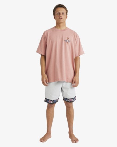 billabong, Occy Og - Kurzärmliges T-Shirt mit Screen-Print für Männer, DUSTY ROSE (dro) Occy Og - Short Sleeve T-Shirt for Men  24A352531