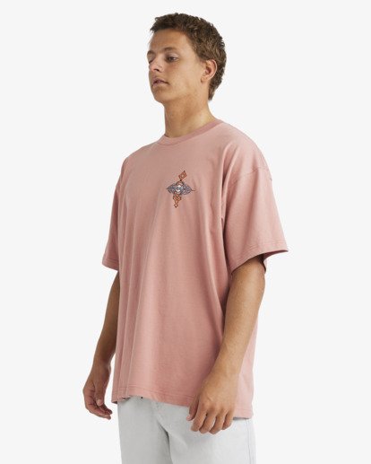 billabong, Occy Og - Kurzärmliges T-Shirt mit Screen-Print für Männer, DUSTY ROSE (dro) Occy Og - Short Sleeve T-Shirt for Men  24A352531