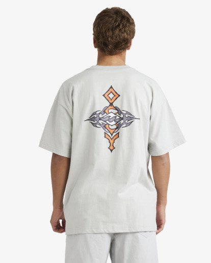 billabong, Occy Og - Kurzärmliges T-Shirt mit Screen-Print für Männer, SILVER (sil) Occy Og - Short Sleeve T-Shirt for Men  24A352531