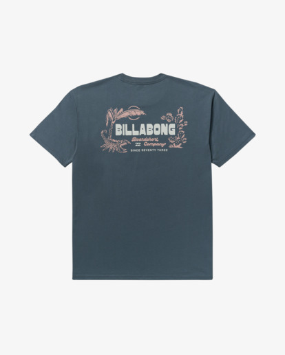billabong, Desert Lounge Premium - T-Shirt für Männer, MIDNIGHT BLUE (mdb) Desert Lounge Premium - Short Sleeve T-Shirt for Men  24A353508