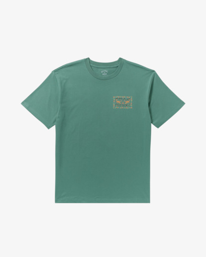 billabong, Sharp Regular - Camiseta de manga corta para hombre, SAGE GREEN (sgg) Sharp Regular - Short Sleeve T-Shirt for Men  24A353512