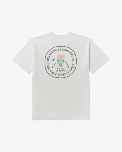 billabong, Desert Flower Regular - Short Sleeve T-Shirt for Men, OFF WHITE (ofw) Desert Flower Regular - Short Sleeve T-Shirt for Men  24A353513