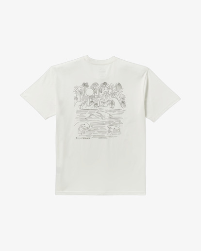 billabong, Scenes Regular - T-Shirt à manches courtes pour Homme, OFF WHITE (ofw) Scenes Regular - Short Sleeve T-Shirt for Men  24A353521
