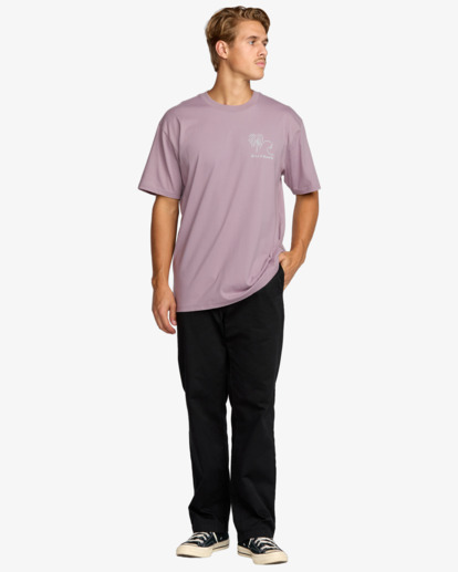 billabong, Scenes Regular - T-Shirt à manches courtes pour Homme, PURPLE ASH (ppa) Scenes Regular - Short Sleeve T-Shirt for Men  24A353521