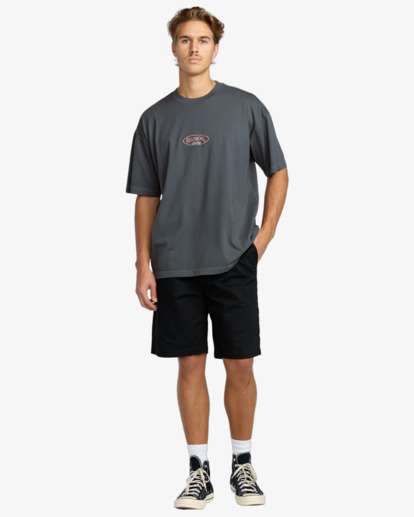 billabong, Bad Dog Og - T-Shirt à manches courtes pour Homme, MIDNIGHT BLUE (mdb) Bad Dog Og - Short Sleeve T-Shirt for Men  24A353527