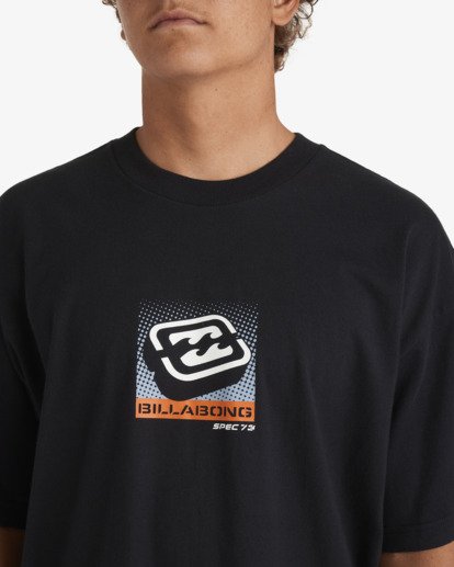 billabong, Spec 3D - T-Shirt für Männer, BLACK (blk) Spec 3D - Short Sleeve T-Shirt for Men  24A353574