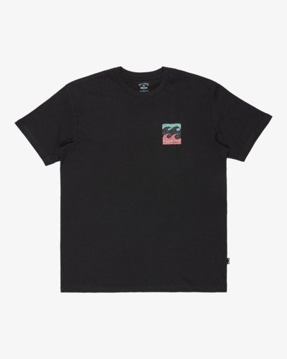 billabong, Crayon Wave Premium - T-Shirt à manches courtes pour Homme, WASHED BLACK (waa) Crayon Wave Premium - Short Sleeve T-Shirt for Men  24A354500