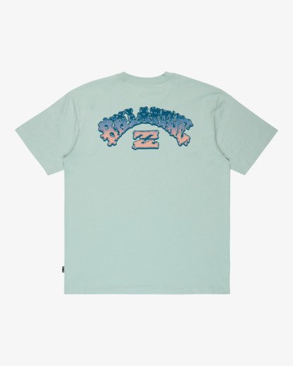 billabong, Wax Arch Regular - T-Shirt à manches courtes pour Homme, SEAFOAM (sfm) Wax Arch Regular - Short Sleeve T-Shirt for Men  24A354507