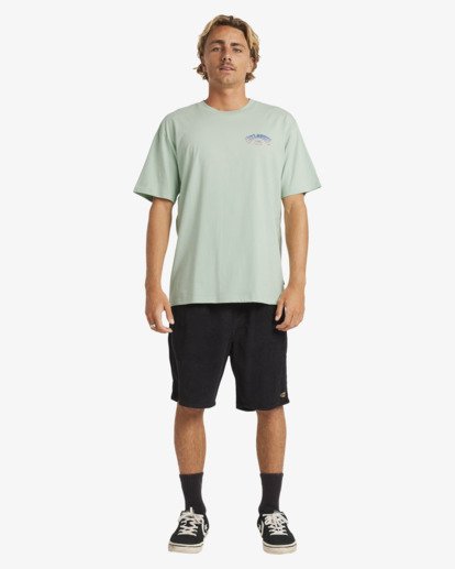 billabong, Wax Arch Regular - T-Shirt à manches courtes pour Homme, SEAFOAM (sfm) Wax Arch Regular - Short Sleeve T-Shirt for Men  24A354507