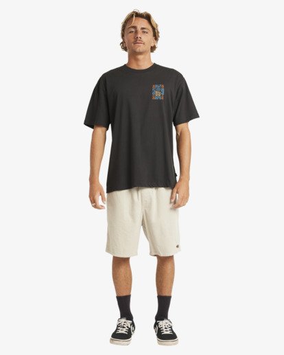 billabong, Solar Regular - T-Shirt für Männer, WASHED BLACK (waa) Solar Regular - Short Sleeve T-Shirt for Men  24A354510