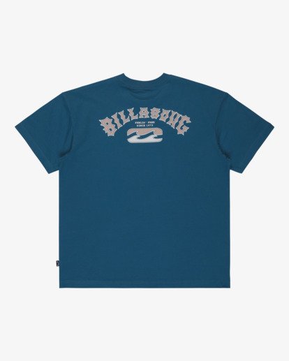 billabong, Heritage Arch Og - T-Shirt à manches courtes pour Homme, REAL TEAL (rtl) Heritage Arch Og - Short Sleeve T-Shirt for Men  24A354520