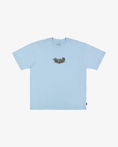 billabong, Croc Diamond Og - T-Shirt à manches courtes pour Homme, POWDER BLUE (pdr) Croc Diamond Og - Short Sleeve T-Shirt for Men  24A354572