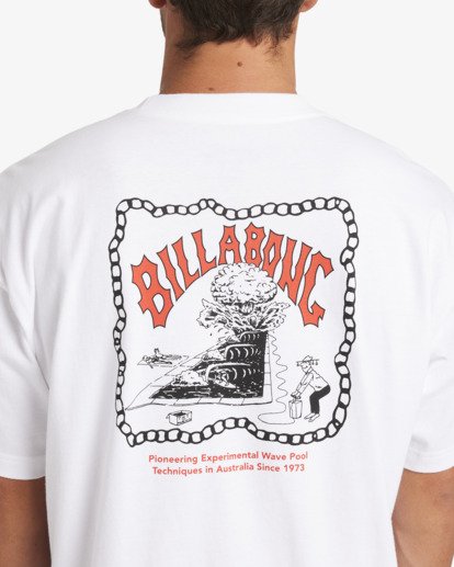 billabong, Wave Pool Og - T-Shirt à manches courtes pour Homme, WHITE (wht) Wave Pool Og - Short Sleeve T-Shirt for Men  24A354575