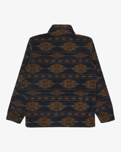 billabong, Boundary - Sweater met Halve rits voor Heren, BLACK 1 (bk1) Boundary - Half Zip Mock Neck Fleece for Men  24A411507