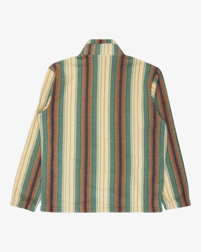 billabong, Boundary - Polaire à col montant zippé pour Homme, BONE (bon) Boundary - Half Zip Mock Neck Fleece for Men  24A411507