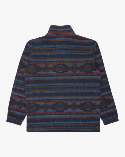 billabong, Boundary - Polaire à col montant zippé pour Homme, NAVY (nvy) Boundary - Half Zip Mock Neck Fleece for Men  24A411507