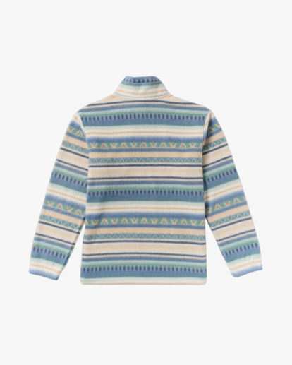 billabong, Boundary - Polaire à col montant zippé pour Homme, SILVER BIRCH (sib) Boundary - Half Zip Mock Neck Fleece for Men  24A411507