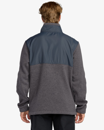 Boundary Blocked - Half Zip Mock Neck Fleece for Men  24A413503