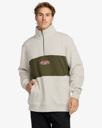Bad Dog 3/4 - Half Zip Mock Neck Fleece for Men  24A413504