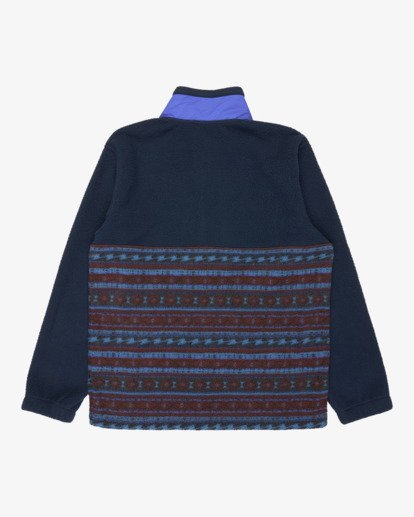 billabong, Boundary Solstice - Sweat en polaire pour Homme, NAVY (nvy) Boundary Solstice - Fleece Top for Men  24A414500