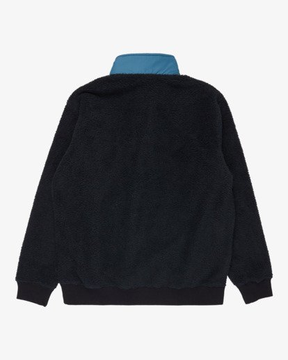 billabong, Boundary Peak - Sweat en polaire pour Homme, BLACK (blk) Boundary Peak - Fleece Top for Men  24A414501