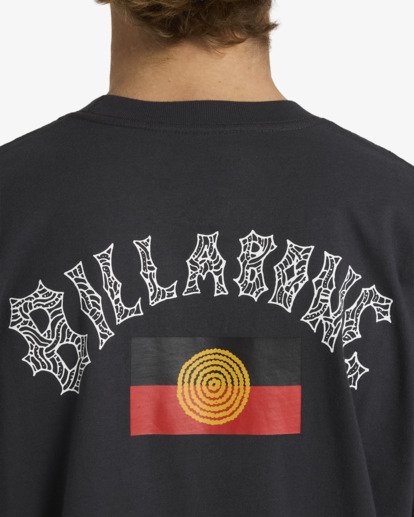 billabong, Otis Flag Arch - T-Shirt à manches courtes pour Homme, CHARCOAL (cha) Otis Flag Arch - Short Sleeve T-Shirt for Men  24A433590
