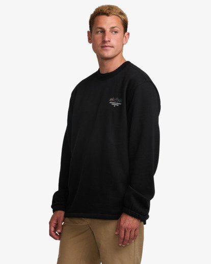 billabong, COMPASS CREW, BLACK (blk) COMPASS CREW  24A461501