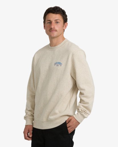 billabong, Short Sands - Sweatshirt for Men, BONE HEATHER (bnh) Short Sands - Sweatshirt for Men  24A462503