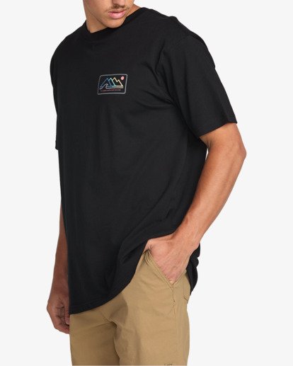 billabong, Range Adiv - T-shirt manches courtes sérigraphié pour homme, BLACK (blk) Range Adiv - Short Sleeve T-Shirt for Men  24A502501