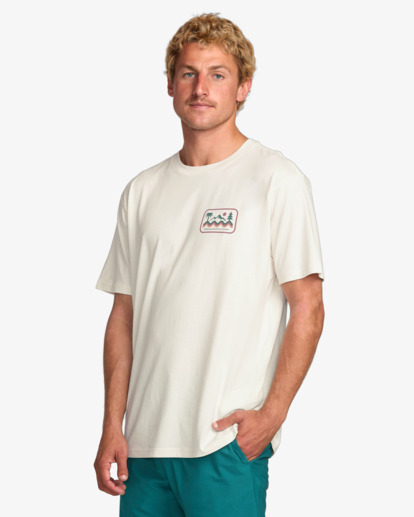 billabong, Range Adiv - Short Sleeve T-Shirt for Men, OFF WHITE (ofw) Range Adiv - Short Sleeve T-Shirt for Men  24A502501