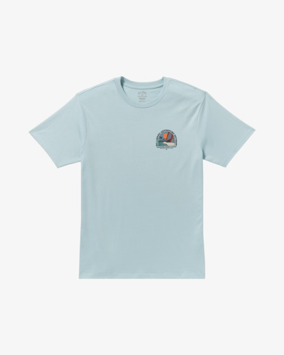 billabong, Sundown A/Div - T-Shirt à manches courtes pour Homme, DUSTY BLUE (dyb) Sundown A/Div - Short Sleeve T-Shirt for Men  24A503503