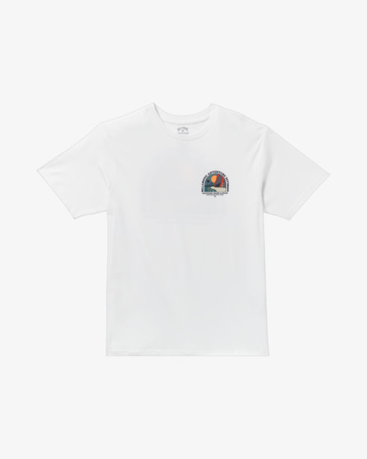 billabong, Sundown A/Div - T-Shirt à manches courtes pour Homme, WHITE (wht) Sundown A/Div - Short Sleeve T-Shirt for Men  24A503503