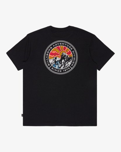 billabong, Rockies A/DIV - T-Shirt à manches courtes pour Homme, BLACK (blk) Rockies A/DIV - Short Sleeve T-Shirt for Men  24A504500