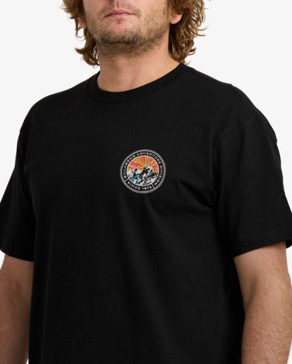 billabong, Rockies A/DIV - T-Shirt à manches courtes pour Homme, BLACK (blk) Rockies A/DIV - Short Sleeve T-Shirt for Men  24A504500