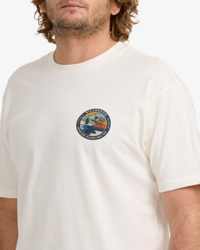 billabong, Rockies A/DIV - T-Shirt à manches courtes pour Homme, OFF WHITE (ofw) Rockies A/DIV - Short Sleeve T-Shirt for Men  24A504500
