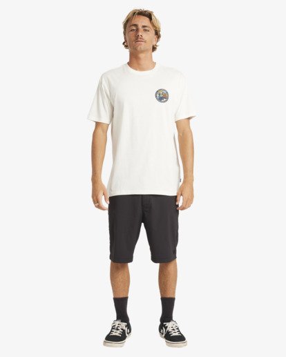 billabong, Rockies A/DIV - T-Shirt à manches courtes pour Homme, OFF WHITE (ofw) Rockies A/DIV - Short Sleeve T-Shirt for Men  24A504500