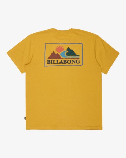 billabong, Range A/DIV - T-Shirt à manches courtes pour Homme, MUSTARD (mus) Range A/DIV - Short Sleeve T-Shirt for Men  24A504501