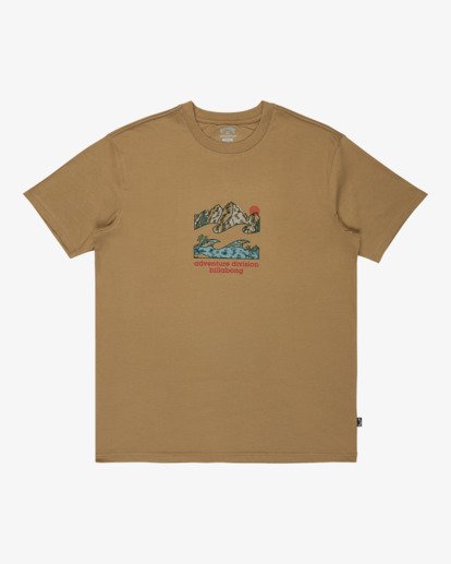 billabong, Glimpse A/DIV - T-Shirt für Männer, GRAVEL (grv) Glimpse A/DIV - Short Sleeve T-Shirt for Men  24A504507