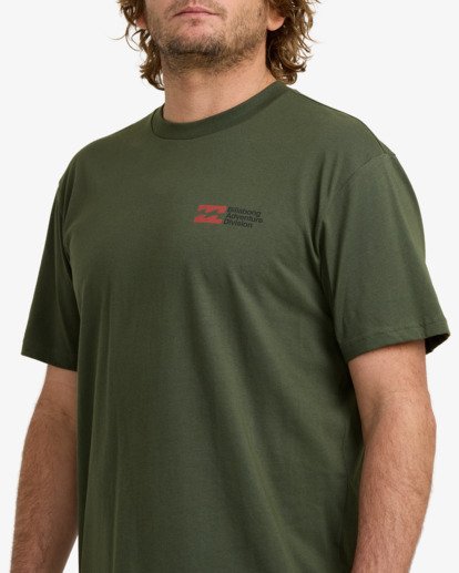 billabong, Abandoned A/DIV - Short Sleeve T-Shirt for Men, FATIGUE (fat) Abandoned A/DIV - Short Sleeve T-Shirt for Men  24A504510