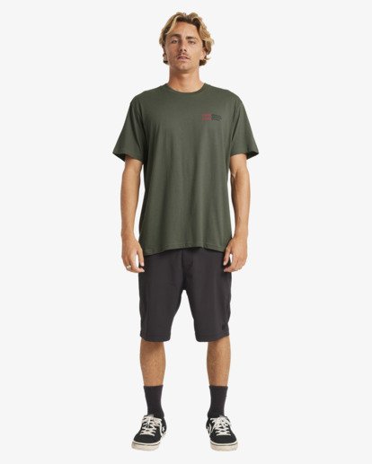 billabong, Abandoned A/DIV - Short Sleeve T-Shirt for Men, FATIGUE (fat) Abandoned A/DIV - Short Sleeve T-Shirt for Men  24A504510