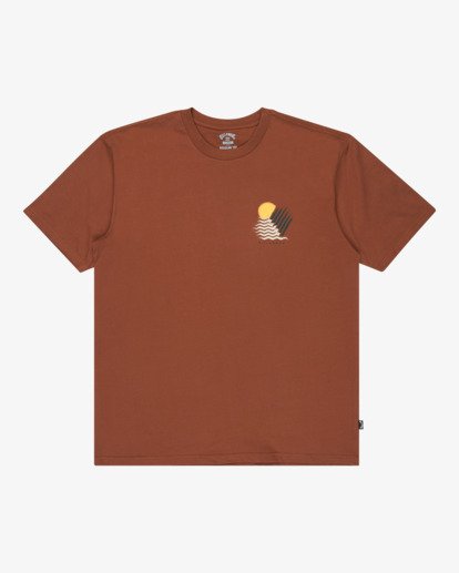 billabong, Canyons Regular - T-Shirt für Männer, RUST (rst) Canyons Regular - Short Sleeve T-Shirt for Men  24A504512