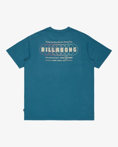 billabong, South Runner Premium - Camiseta de manga corta para hombre, REAL TEAL (rtl) South Runner Premium - Short Sleeve T-Shirt for Men  24A524502