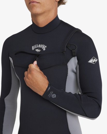 billabong, 3/2mm Absolute Natural - GBS-Neoprenanzug mit Chest-Zip für Männer, ALLOY (aly) 3/2mm Absolute Natural - Chest Zip GBS Wetsuit for Men  24AW191506