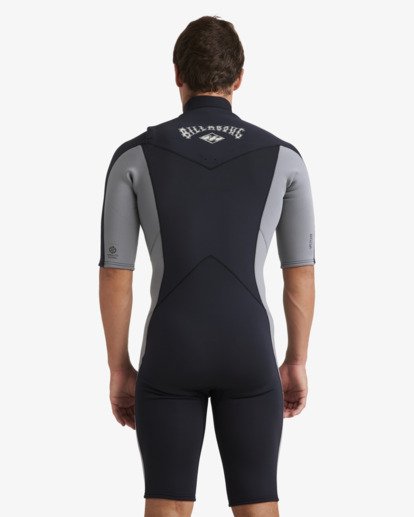 2/2mm Absolute Natural - Chest Zip Short Sleeves Springsuit for Men  24AW191510