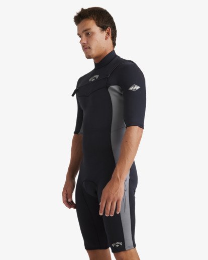 2/2mm Absolute Natural - Chest Zip Short Sleeves Springsuit for Men  24AW191510