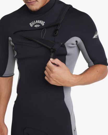 2/2mm Absolute Natural - Short Sleeve Chest Zip Wetsuit for Men  24AW191512