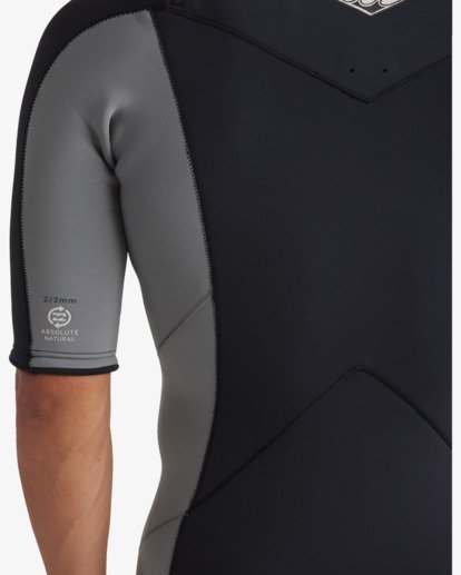 2/2mm Absolute Natural - Short Sleeve Chest Zip Wetsuit for Men  24AW191512