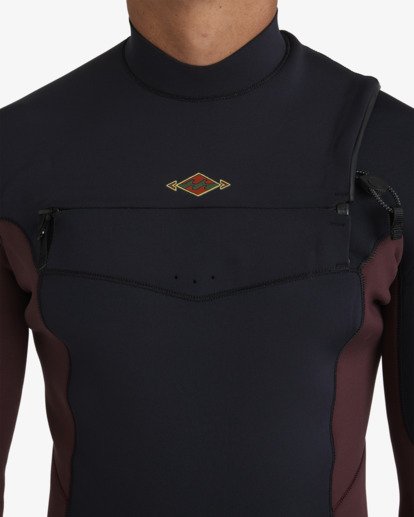 billabong, 4/3mm Absolute Natural - Chest-Zip-Neoprenanzug für Männer, WINE (win) 4/3mm Absolute Natural - Chest Zip Wetsuit for Men  24AW193525